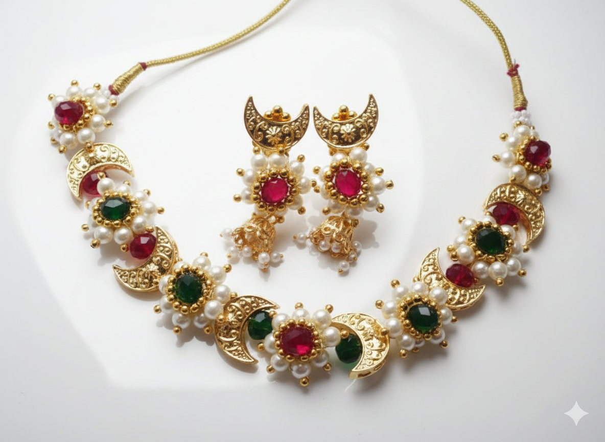 Traditional Chandrakor Chocker Set